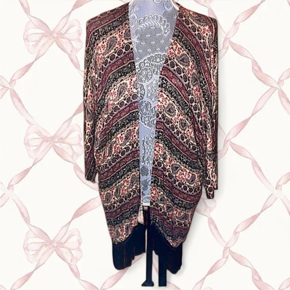 Fringe western sweater